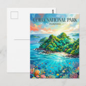 Coiba-Nationalpark Panama Postkarte (Vorne/Hinten)