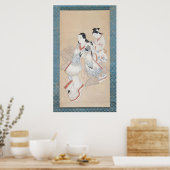 Coiffure des Courtesan, c.1700-14 Poster (Küche)