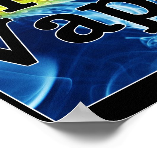 Coil & Wick & Tropfen & Vape Poster (Ecke)