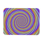 Coiled Cables in Orange Blue und Pink Foto Magnet (Horizontal)