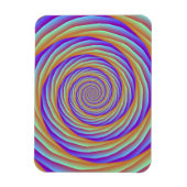 Coiled Cables in Orange Blue und Pink Foto Magnet (Vertikal)
