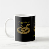 Coiled Copperhead Snake Thunder_Cove Kaffeetasse (Links)
