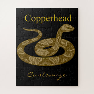 Coiled Copperhead Snake Thunder_Cove Puzzle