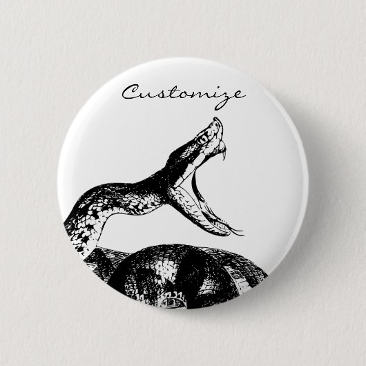 Coiled Rattlesnake Thunder_Cove Button (Vorderseite)