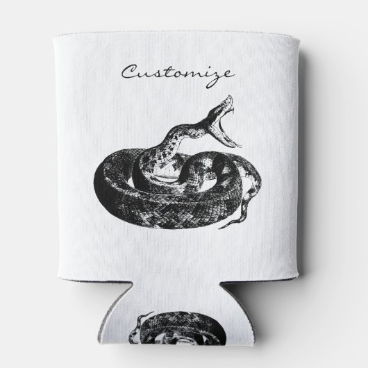 Coiled Rattlesnake Thunder_Cove Dosenkühler (Rückseite)