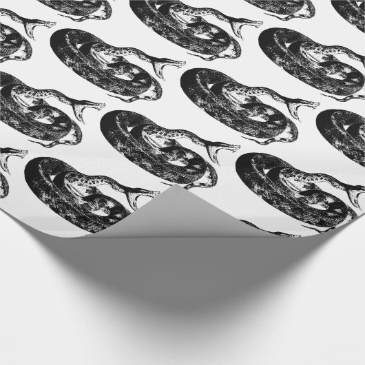 Coiled Rattlesnake Thunder_Cove Geschenkpapier (Ecke)