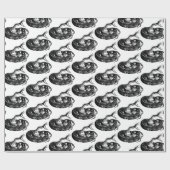 Coiled Rattlesnake Thunder_Cove Geschenkpapier (Flach)