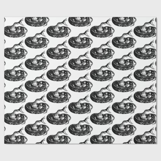 Coiled Rattlesnake Thunder_Cove Geschenkpapier (Flach)