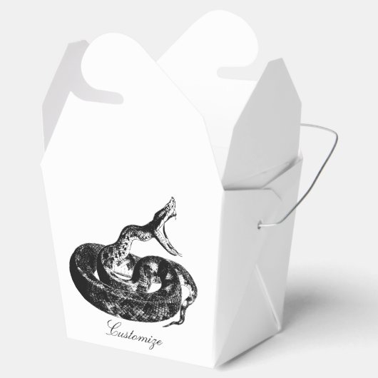 Coiled Rattlesnake Thunder_Cove Geschenkschachtel (Geöffnet)