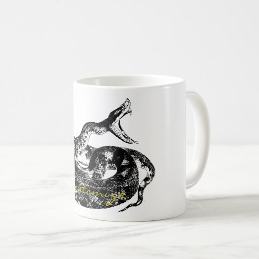 Coiled Rattlesnake Thunder_Cove Kaffeetasse (VorderseiteRechts)