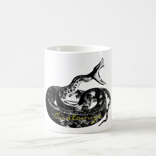 Coiled Rattlesnake Thunder_Cove Kaffeetasse (Mittel)