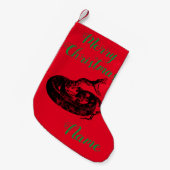 Coiled Rattlesnake Thunder_Cove Kleiner Weihnachtsstrumpf (Vorderansicht (hängend))