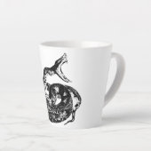 Coiled Rattlesnake Thunder_Cove Milchtasse (Rechte Ecke)