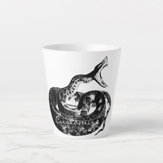 Coiled Rattlesnake Thunder_Cove Milchtasse (Vorderseite)