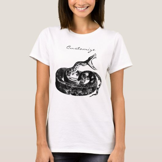 Coiled Rattlesnake Thunder_Cove T-Shirt (Vorderseite)