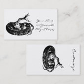 Coiled Rattlesnake Thunder_Cove Visitenkarte (Vorne/Hinten)