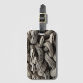 Coiled Serpents Gepäckanhänger (Vorderseite Vertikal)
