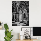 Coimbra Cloisters, Portugal, FINE ART FOTOGRAPHIE Poster (Heimbüro)