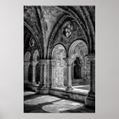 Coimbra Cloisters, Portugal, FINE ART FOTOGRAPHIE Poster (Vorne)