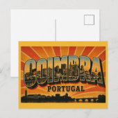Coimbra Portugal Postkarte (Vorne/Hinten)