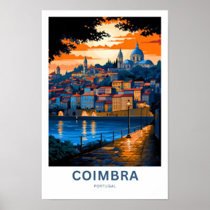 Coimbra Portugal Travel Print Poster