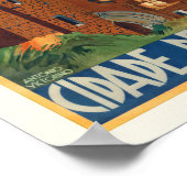 Coimbra Portugal Vintage Poster 1935 (Ecke)