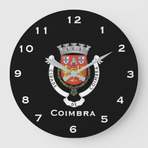 Coimbra Portugal Wall Clock Große Wanduhr