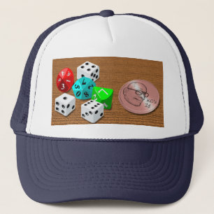 Coin and Dice Trucker Hat Truckerkappe