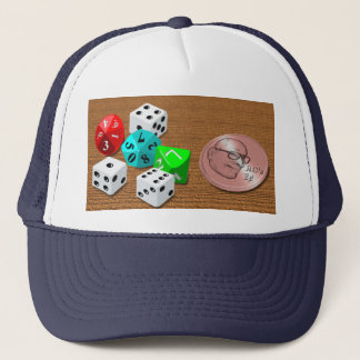 Coin and Dice Trucker Hat Truckerkappe
