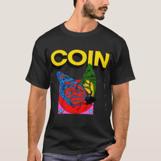 Coin-Band-Logo Klassischer T - Shirt