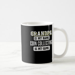 Coin Collector Geschenk für Opa Vatertag Shirt Kaffeetasse