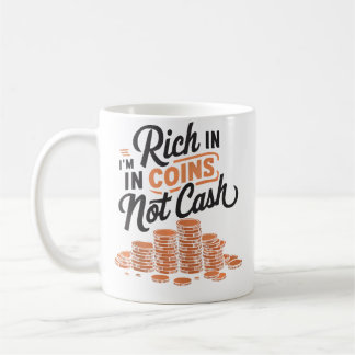 Coin Collector Numismatist Numismatics Coin Collec Kaffeetasse