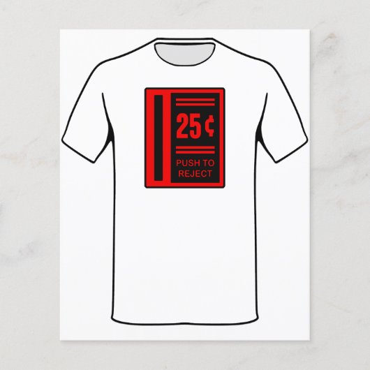 Coin einfügen, um Video-Spiel zu spielen (Vorderseite)