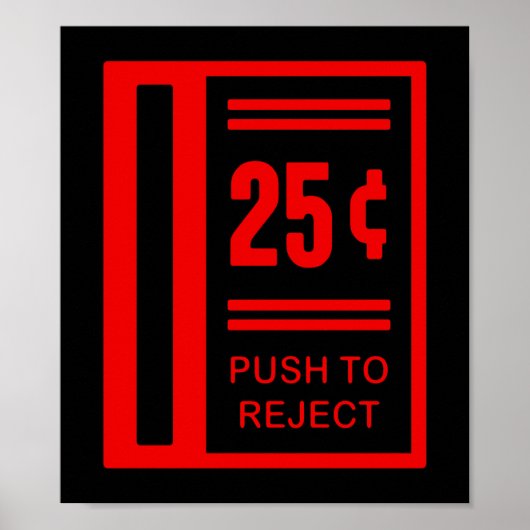 Coin einfügen, um Video-Spiel zu spielen Poster (Vorne)