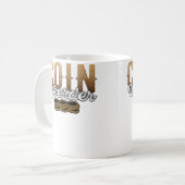 Coin Hoarder Coins Numismatist Collector Kaffeetasse (Vorderseite Links)