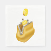 Coin Purse Napkins Serviette (Vorderseite)