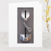 Coin Slot Factory Card Karte (Gelbe Blume)