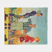 Coin Toss von Norman Rockwell Fleecedecke (Vorderseite (Horizontal))