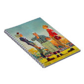 Coin Toss von Norman Rockwell Notizblock (Rechte Seite)