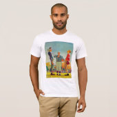 Coin Toss von Norman Rockwell T-Shirt (Vorne ganz)