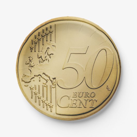 Coin-Untersetzer: Anpassbare Getränkezubehör Pappteller (Vorderseite)