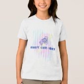 Coin Vibes einfügen Tri-Blend Shirt (Vorderseite)