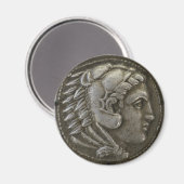 Coin von Alexander dem Großen Magnet (Vorderseite/Rückseite)