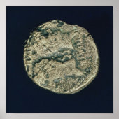 Coin with heads of Julius Caesar  and Augustus Poster (Vorne)