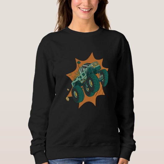 Coins Car St Patricks Day Sweatshirt (Vorderseite)