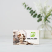 Coins | Financial Professional Visitenkarte (Stehend Vorderseite)