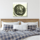 Coins Leinwanddruck (Insitu (Schlafzimmer))