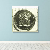 Coins Leinwanddruck (Insitu (Holzboden))