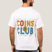 Coins und Comedy Club. T-Shirt (Rückseite)