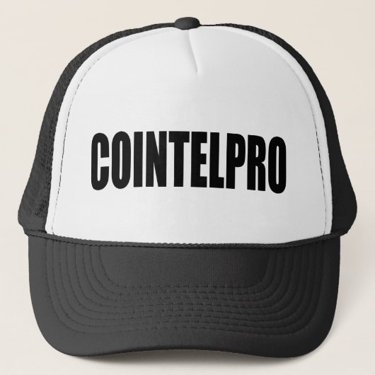 COINTELPRO Hat Truckerkappe (Vorderseite)